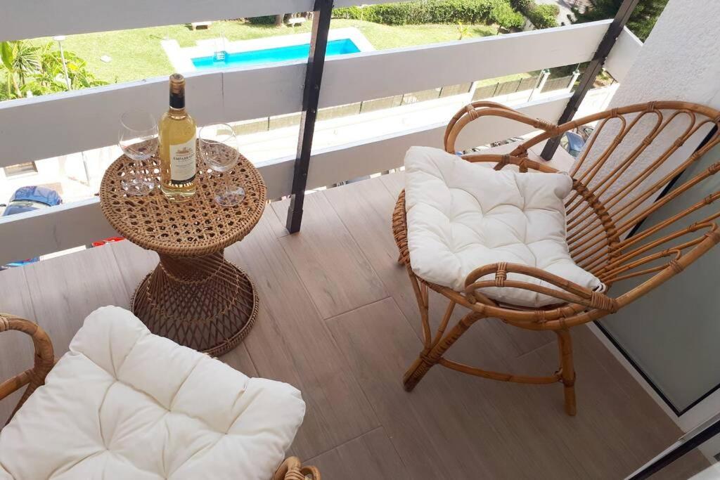 Modern Studio Near Beach. Sea, Pool And Wi-Fi 贝纳尔马德纳 外观 照片